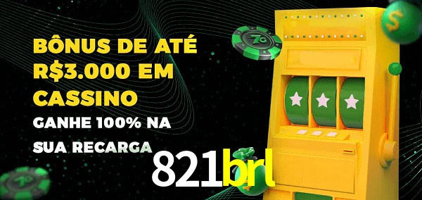 821brl melhor bônus de depósito