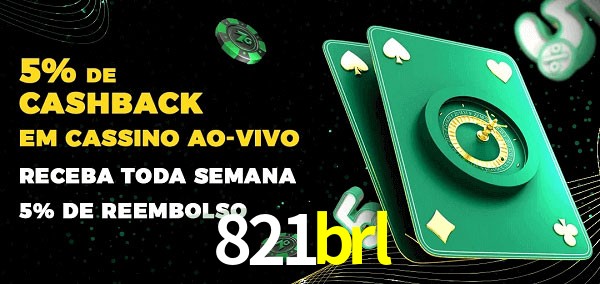 Promoções do cassino ao Vivo 821brl